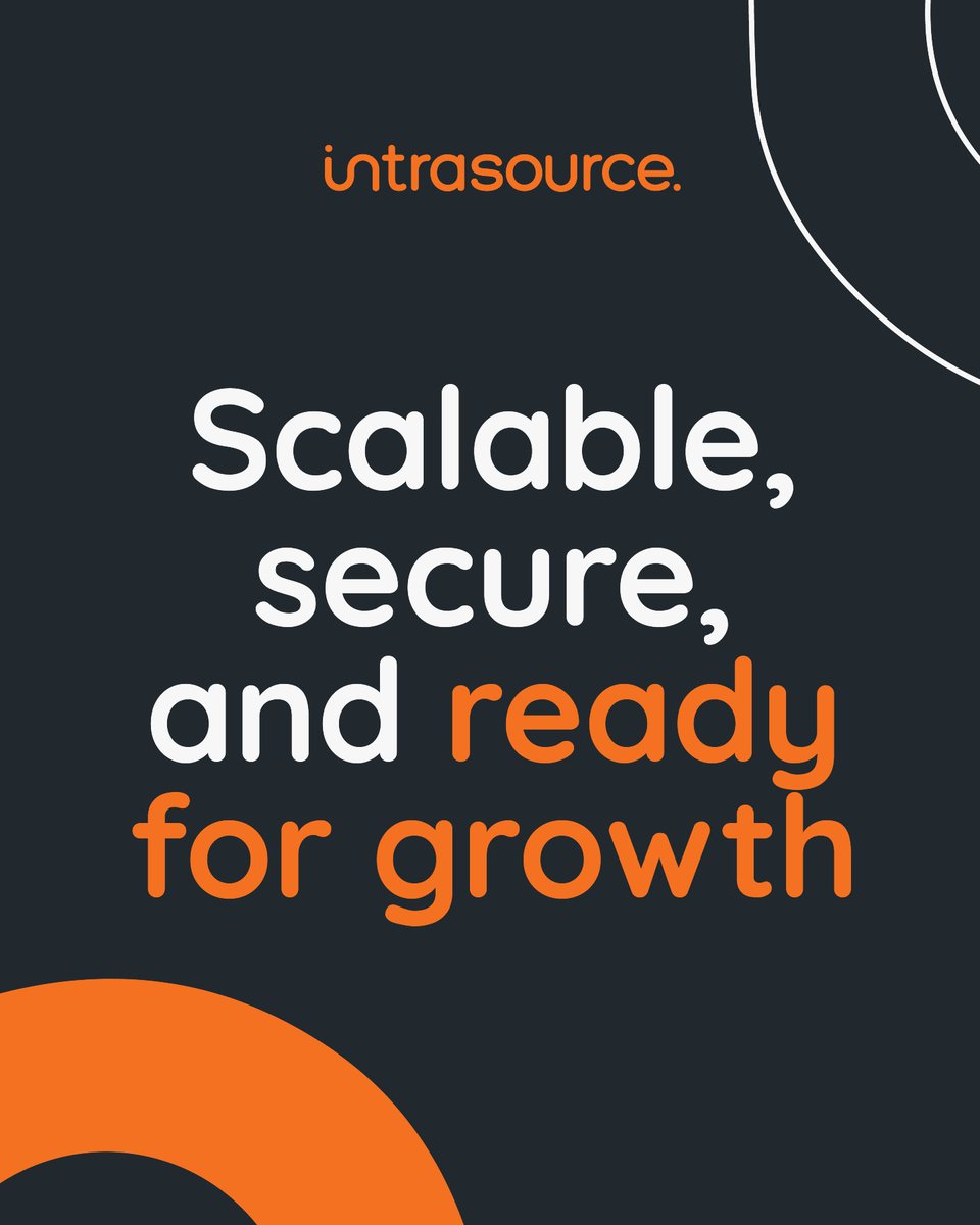 Intrasource's tweet photo. Let’s build IT that supports where your business is headed.

Let's chat today! https://t.co/mpFjy0N60c