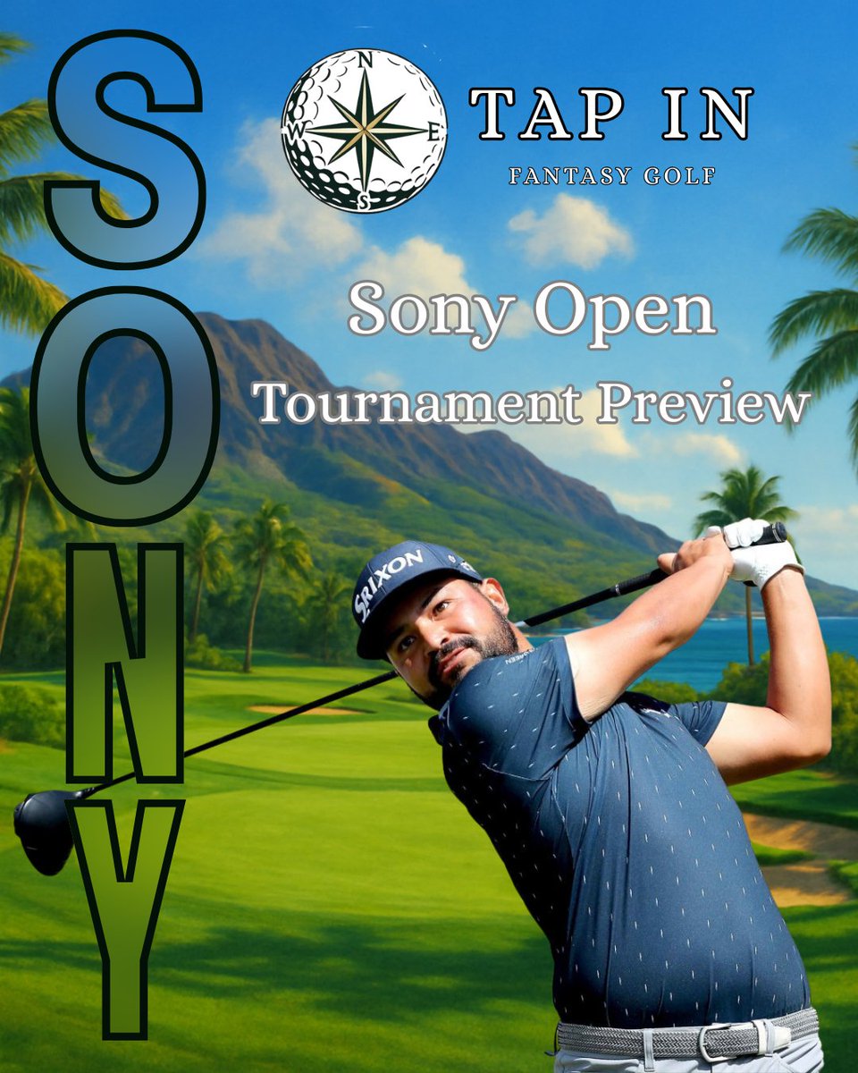 TapInFantasy's tweet image. Let's Dive into the Sony Open with a Course and Tournament Preview!