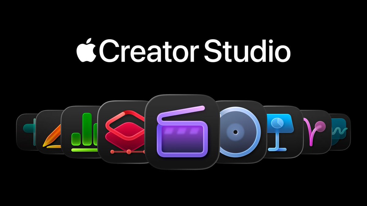 ✨🎬 Apple Creator Studio : La nouvelle suite créative par abonnement

Apple a annoncé le lancement d'Apple Creator Studio, un abonnement tout-en-un regroupant ses apps professionnelles, disponible dès le 28 janvier 2026 sur l'App Store

Logiciels inclus : L'abonnement regroupe
