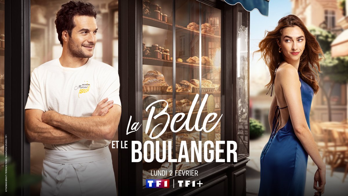 #Annonce <a href="/TF1/">TF1</a> 

🥖Nouvelle série inédite
LA BELLE ET LE BOULANGER avec #Amir 

Rdv lundi 2 février à 21h10 <a href="/TF1/">TF1</a> et en streaming <a href="/tf1plus/">TF1+</a>