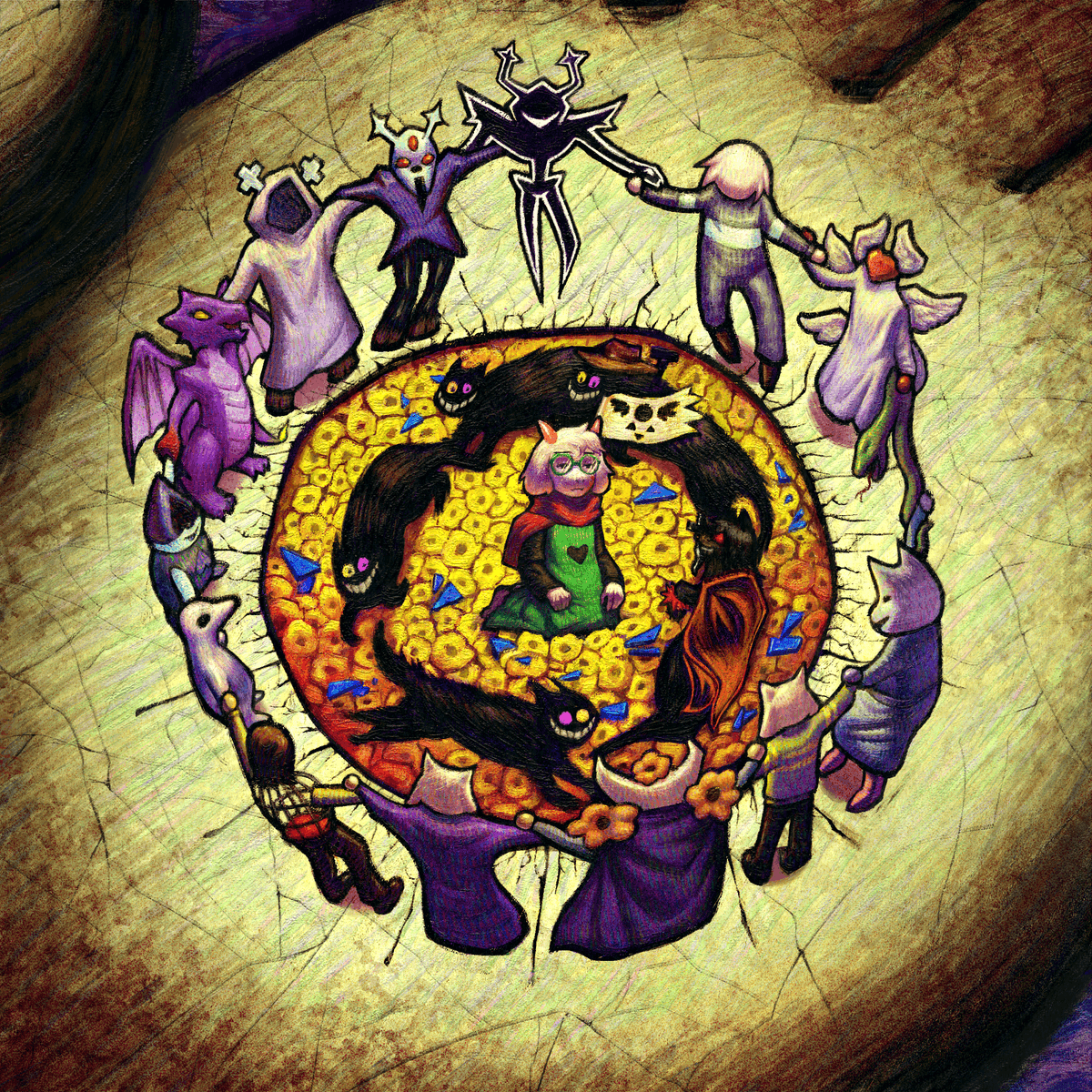 Name_is_Less's tweet image. Prophecy, A Hyperreal Death Scene
#DELTARUNE