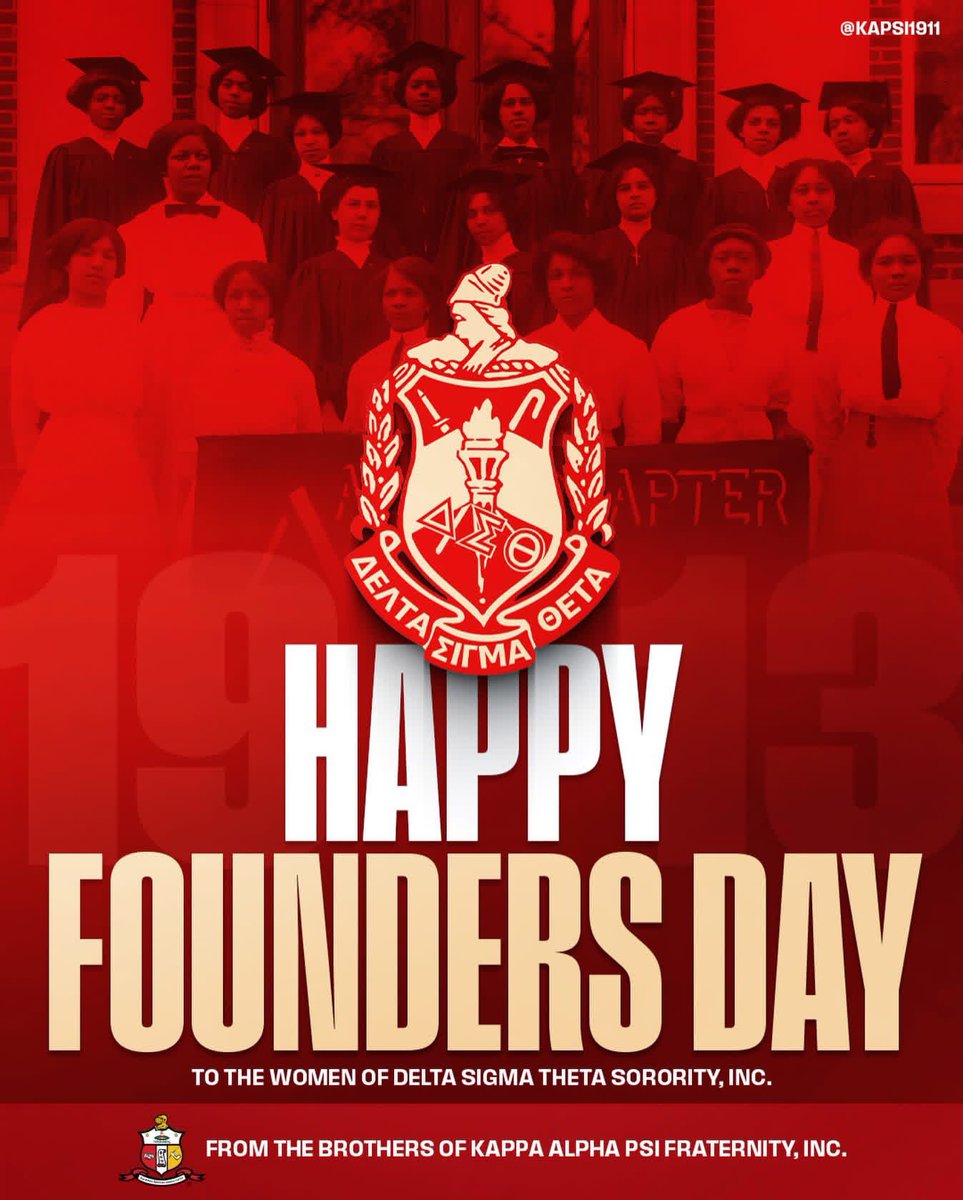 sirdavepeterson's tweet image. Wishing a Happy Founders Day to the ladies of Delta Sigma Theta Sorority, Inc. 🐘👌🏾 #deltasigmatheta #nphc #divine9