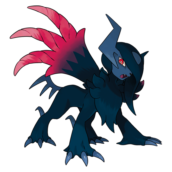 Pokekalos's tweet image. Artworks officiels de Méga-Airmure, Méga-Éoko, Méga-Absol et Méga-Étouraptor publiés par les comptes officiels de TPCi