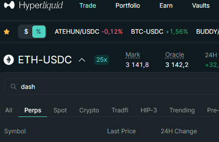 x256xx's tweet image. Real example of why Variational has it’s place

Today’s biggest mover from the top coins is $DASH 

Yet it's not listed on Hyperliquid, Lighter, Edgex, but it is tradable on Vari with up to 50x leverage.

Variational lets you participate in a broader basket of coins, and that's…