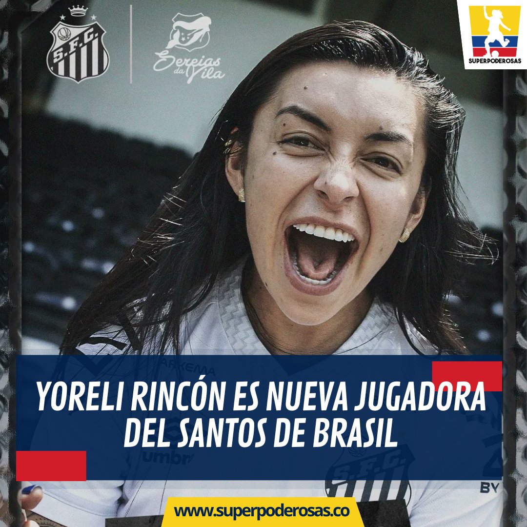_superpoderosas's tweet image. #Fichajes | Yoreli Rincón 🇨🇴 refuerza el mediocampo del Santos de Brasil 🇧🇷 hasta finales de 2027.

🏆🏆🏆 Procedente de Palmeiras donde fue bicampeona de la Copa Paulista (2024-2025) y campeona de la Copa Brasil (2025).

MUCHOS ÉXITOS 🙌

📷 @SereiasDaVila