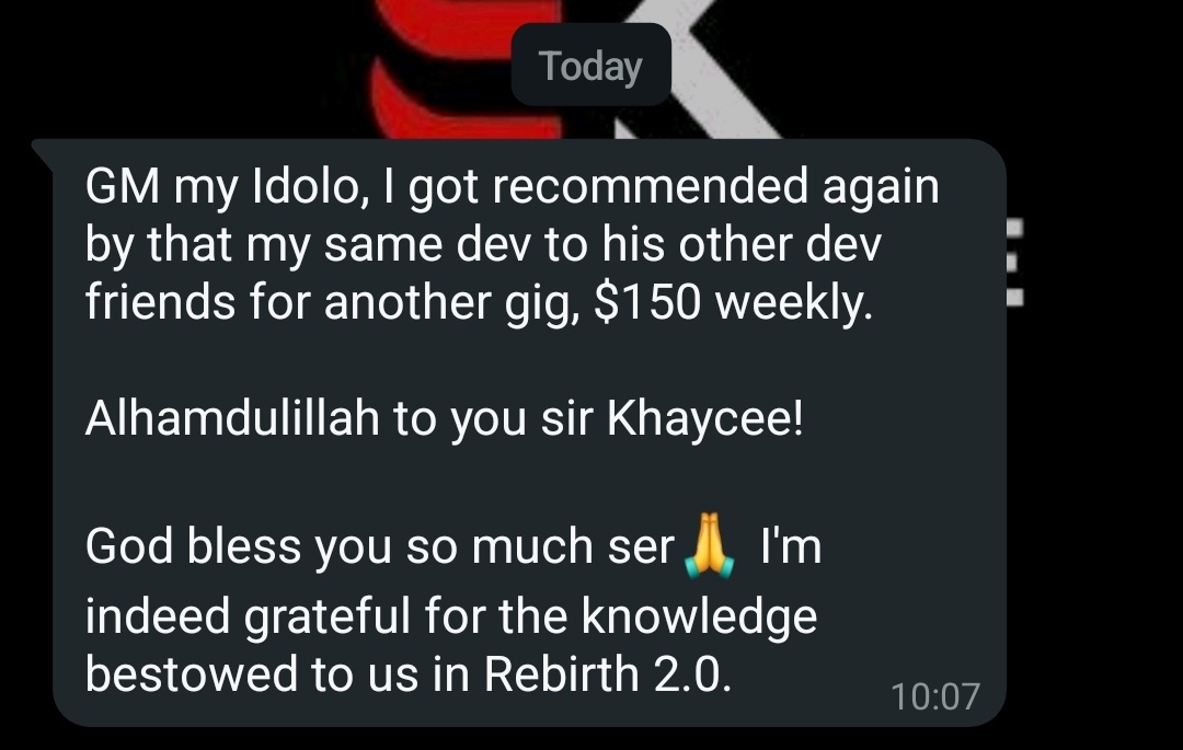 sirkhaycee's tweet image. Would you work for:

$10,000/year            or     $150/week