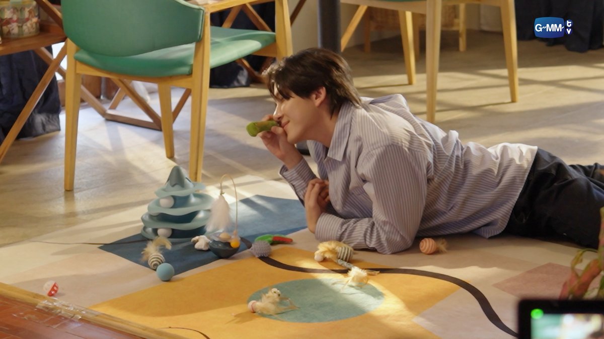 GMMTV's tweet photo. เหมือนแมวเป๊ะ! 🤏🏻
#CatForCashSpecial

[Eng Sub] เปิดคาเฟ่ เปย์รักด้วยแมวเลี้ยง [3/4]
🎥 : https://t.co/Og83ReB8ln 
@myktnw https://t.co/IdG75UIpVd