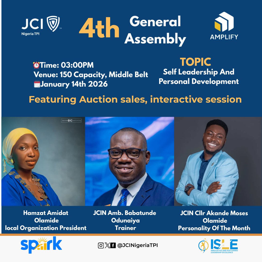 Join us for an impactful training session on Self-Leadership and Personal Development, designed to help you build clarity, confidence, and the mindset needed to lead yourself effectively in your personal, academic, and professional life.
This session promises practical insights.