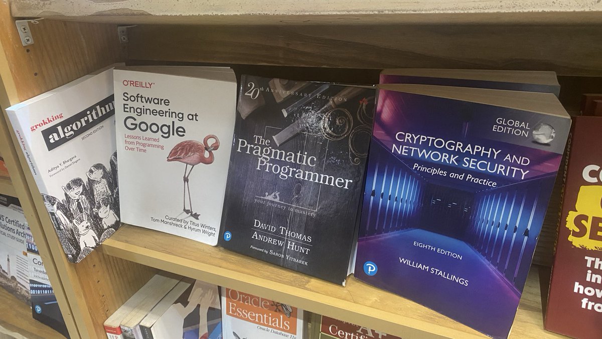 GeniusGeneraton's tweet image. About to drop ~$600 on these bad boys ! 

When our internet goes off, learning must not stop … 📖 #Algorithms #Software #Programming #Cryptography  🤓

Thought it’s a lot at first and then remembered all the #USDT I’ve lost in #Crypto #shitcoins
