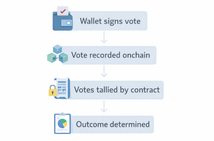 annkkitaaa's tweet photo. Cryptography proves:
• who voted
• how they voted
• that votes weren’t altered
#DigitalSignatures #DAO https://t.co/NCVbOzxZVl