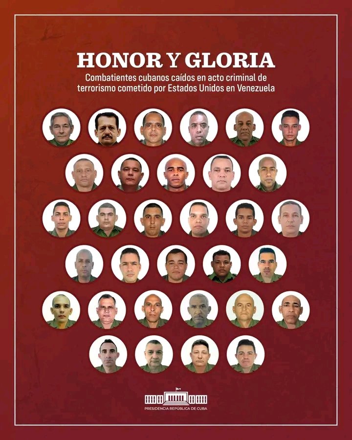 #CubaHonra a nuestros héroes caídos en combate.
#HonorYGloria