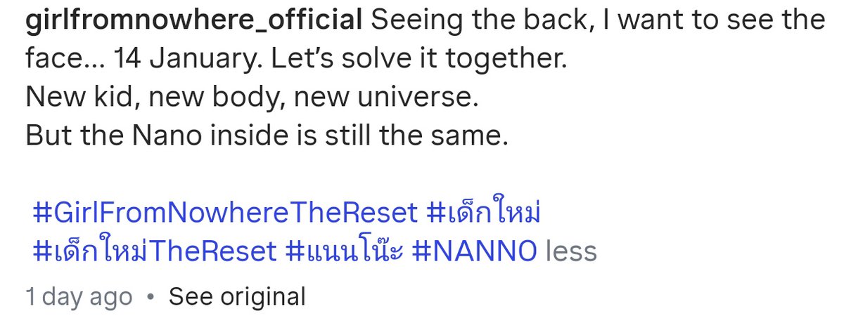 HabisNontonFilm's tweet image. GIRL FROM NOWHERE: THE RESET akan spill sesuatu besok, meski tayangnya bulan Maret nanti sih.

Apa Nanno masih diperankan Kitty Chicha atau ganti? We'll see.