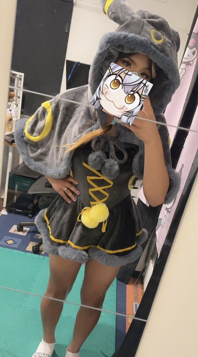 Umbreon rave fit 😝it’s gonna get so sweaty 💦 but it’s ok I’ll sell it