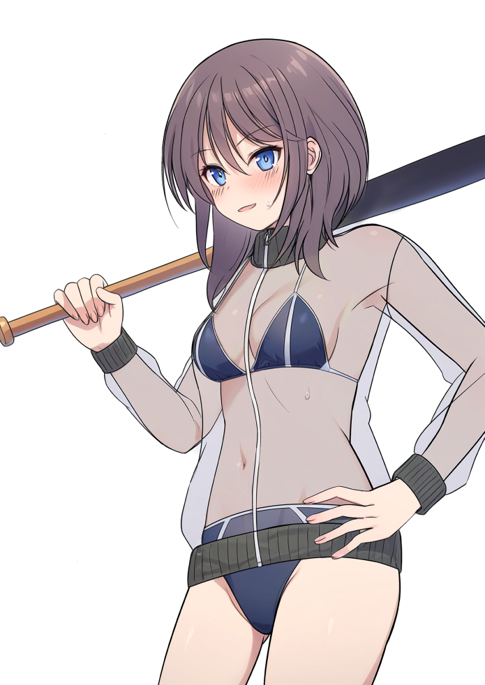 『ビキニシースルージャージ』なる素晴らしいアイデアを拝借した #アリスギアお絵かき
(※着彩にAIツールを用いています) 