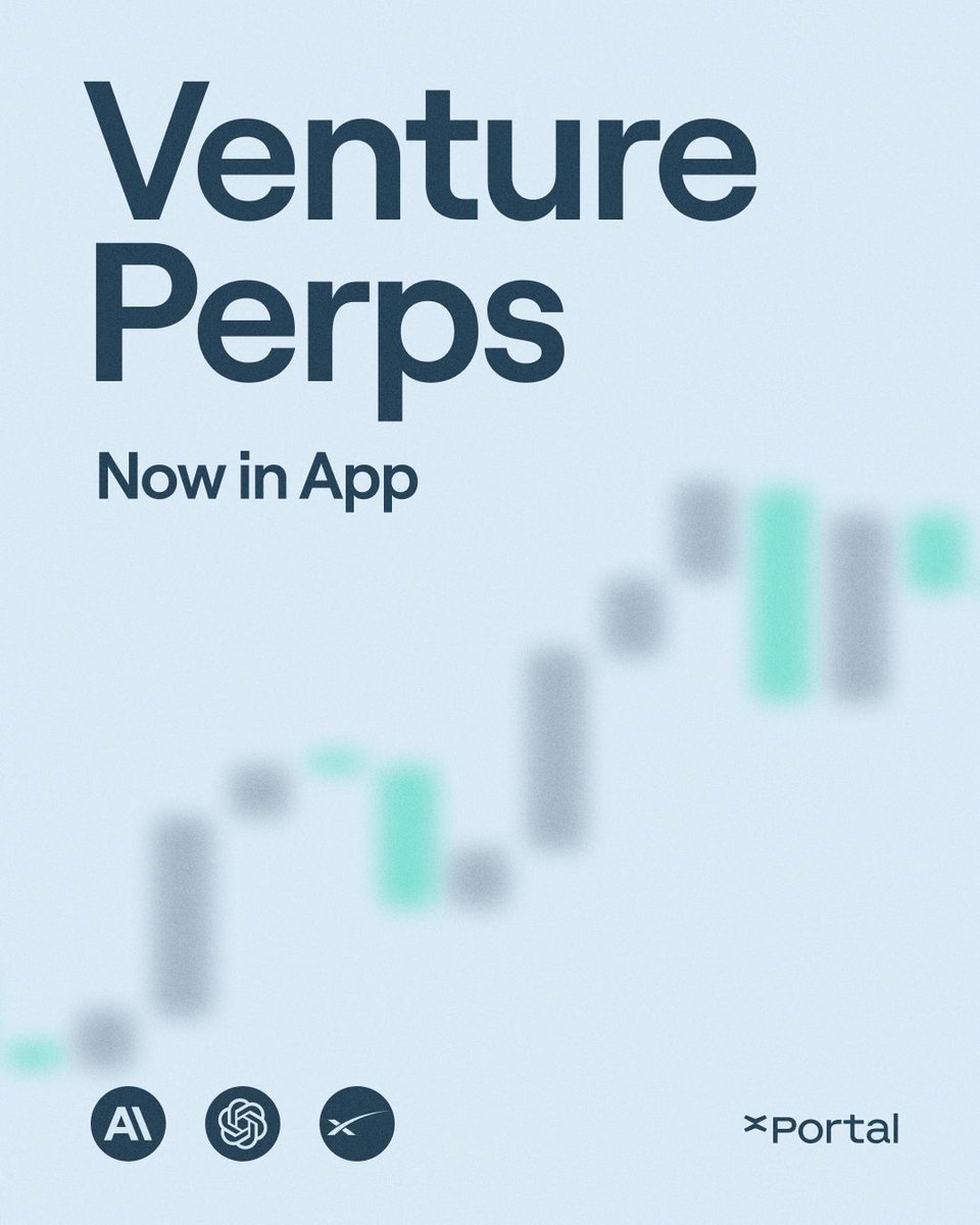 Ever felt like you weren’t invited to the billionaire’s club? We just picked the lock 🔓

Introducing Venture Perps on xPortal 💥 Trade the future of companies like <a href="/SpaceX/">SpaceX</a> <a href="/OpenAI/">OpenAI</a> and <a href="/AnthropicAI/">Anthropic</a> before they even hit the stock exchange.

The 'future you' is already trading