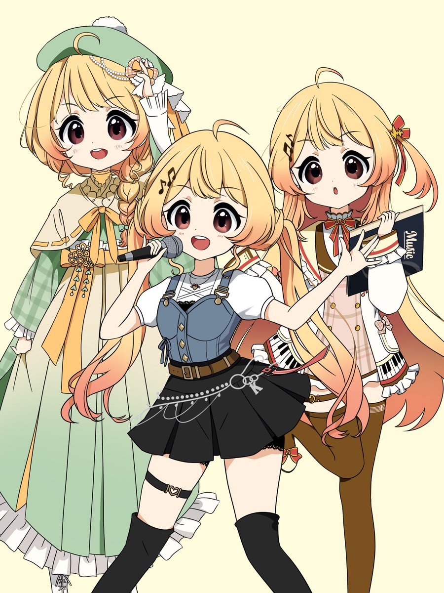 cham_illust's tweet image. #Artnose

💛💛💛🎹✨🎶
최근 그린 연주 셋