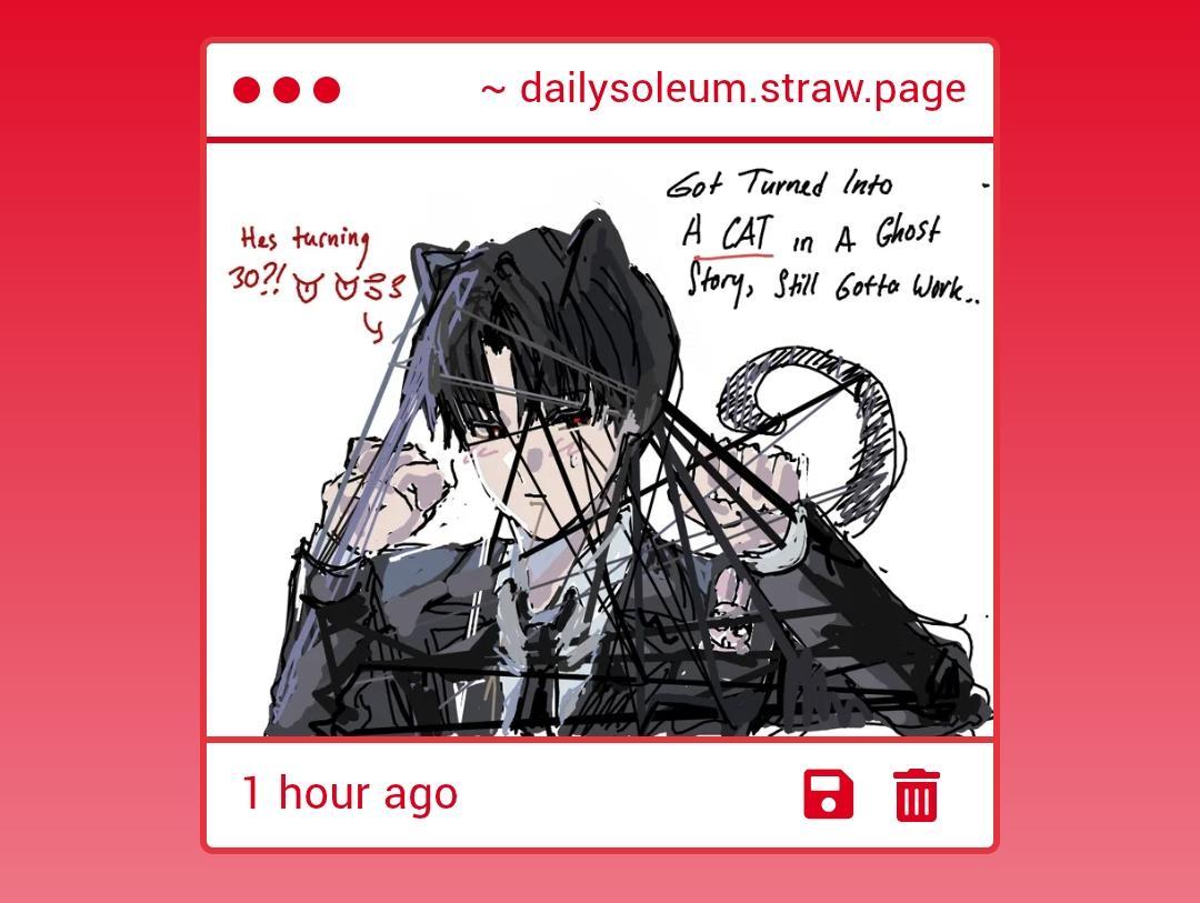 dailysoleum's tweet image. TOMATO BOY UR STRAWPAGE DRAWING GOT GLITCHED