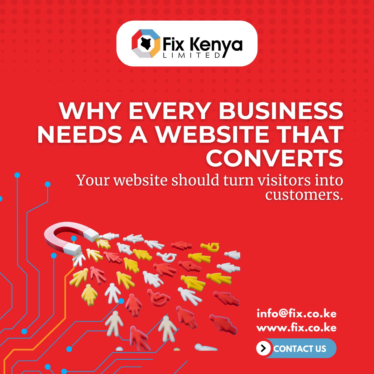 FixKenya's tweet image. A website isn’t just about looking good.
It’s about:
Trust, Visibility, Conversions
If your site isn’t turning visitors into customers, it’s time for an upgrade. 
#WebDesign #BusinessGrowth #DigitalStrategy #FixKenya