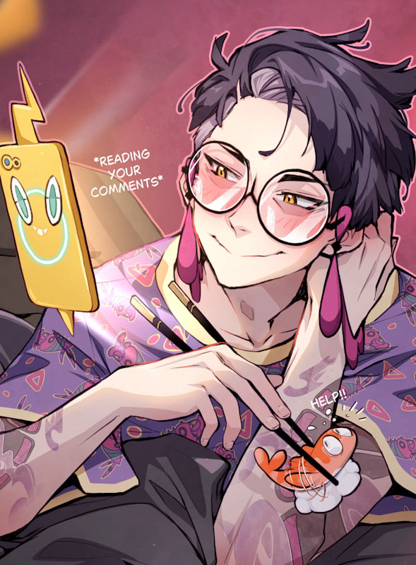 KishiShiotani's tweet image. He knows what you’re doing… 👀