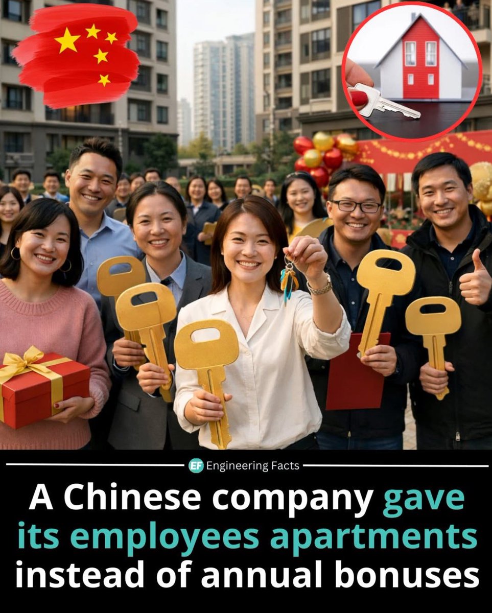 D162Michele's tweet image. In the UK, we’ll get Pizza Friday as a bonus!!
In China, they get an apartment!!