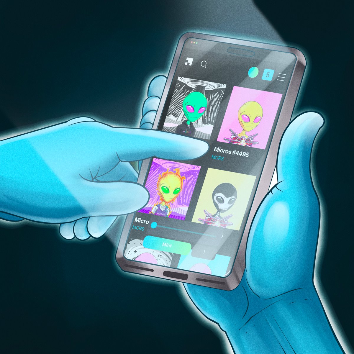 MicrosNft's tweet image. Never stop clicking