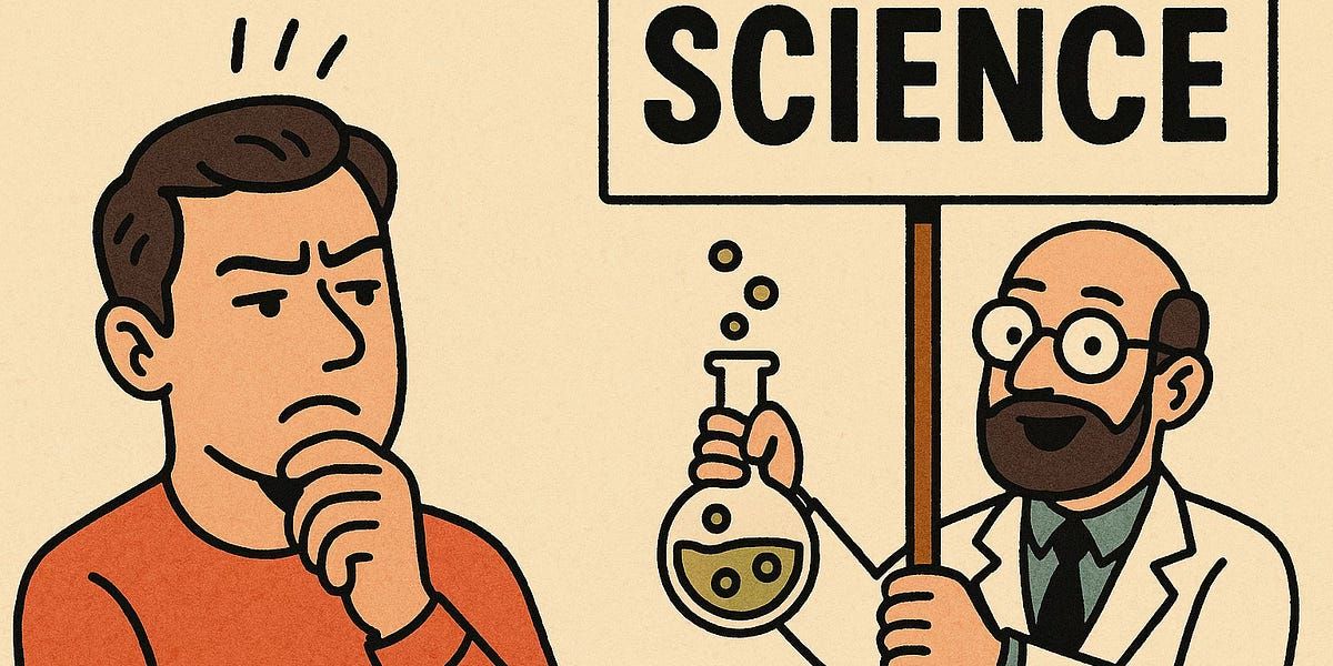 Why Adding the Word “Science” Makes Things Sound Fake

And why your skepticism is absolutely warranted.

Substack: open.substack.com/pub/nigeldessa…

Video: youtu.be/SqjtLeFF5nE

You can find more content like this at nigeldessau.substack.com or on my website at the3minutementor.com.