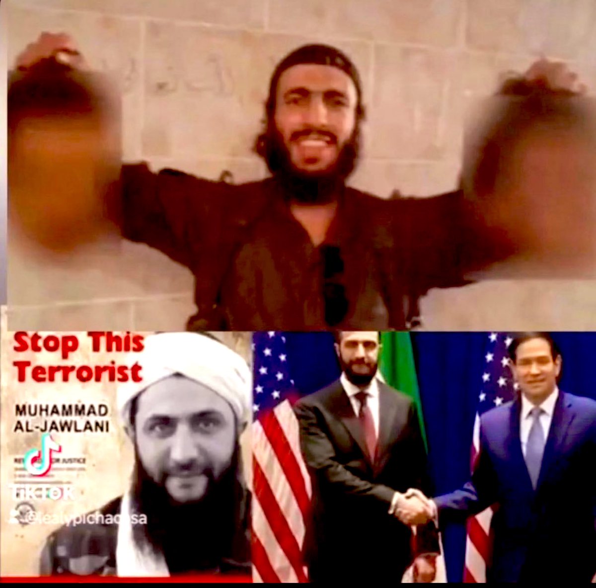 servane_kurd47x's tweet image. Before lecturing others on “freedom,” look in the mirror.
Just two days ago,you shook the blood-stained hands of Colani in Syria,a figure associated with war crimes.

The crocodile tears shed for the people of Iran stand in stark contrast to the Kurdish blood ignored in Rojava
++