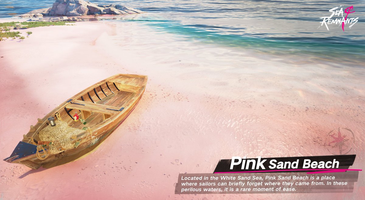 seaofremnants's tweet image. 🐚Unreliable Sea Map - The Pink Sand Beach🐚

Pink Sand Beach is truly a wonderful destination in the White Sand Sea!

Walk across the beautiful pink sands and wander through the intoxicating bluebell fields on the island. And of course, do not miss the stunning flamingos.

One…