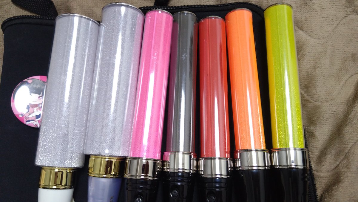 単色 キンブレ ピンク 5本セット 昨年1年間で増えたもの 単色キンブレ5本(ピンク・黒・赤・オレンジ