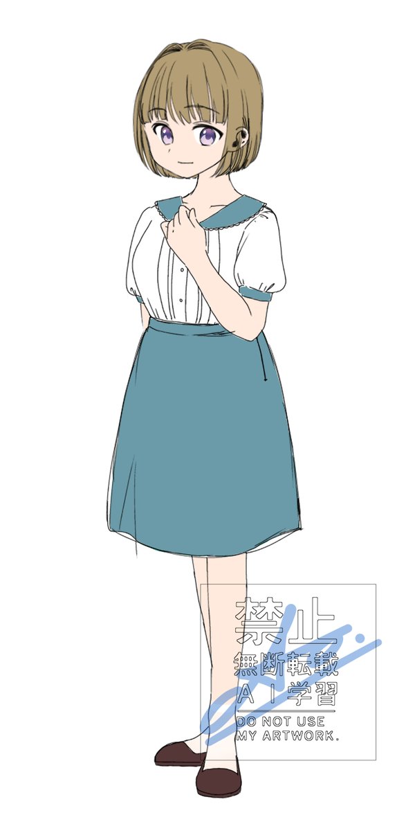 a_oa_0's tweet photo. ゲームを作るために立ち絵だー！って思って始めたものの難しす…
大人しい系のお嬢様にしたいんやが、色どうしようかなぁ…？
ウォーターサインを入れてみたくて入れてみたけど、どうなんだろうこれ…(　ﾟдﾟ) https://t.co/r7c7pGeE1Y