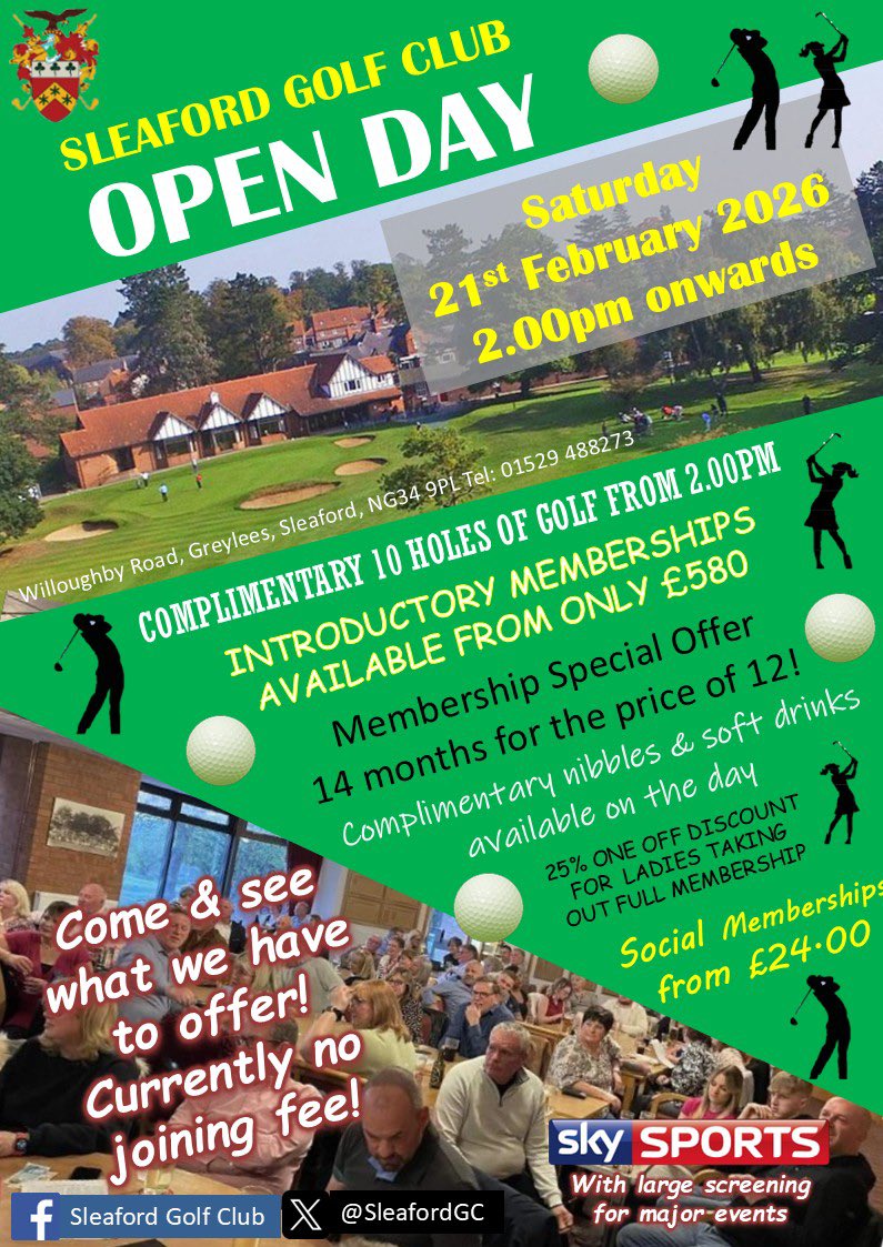 Sleaford Golf Club tweet media