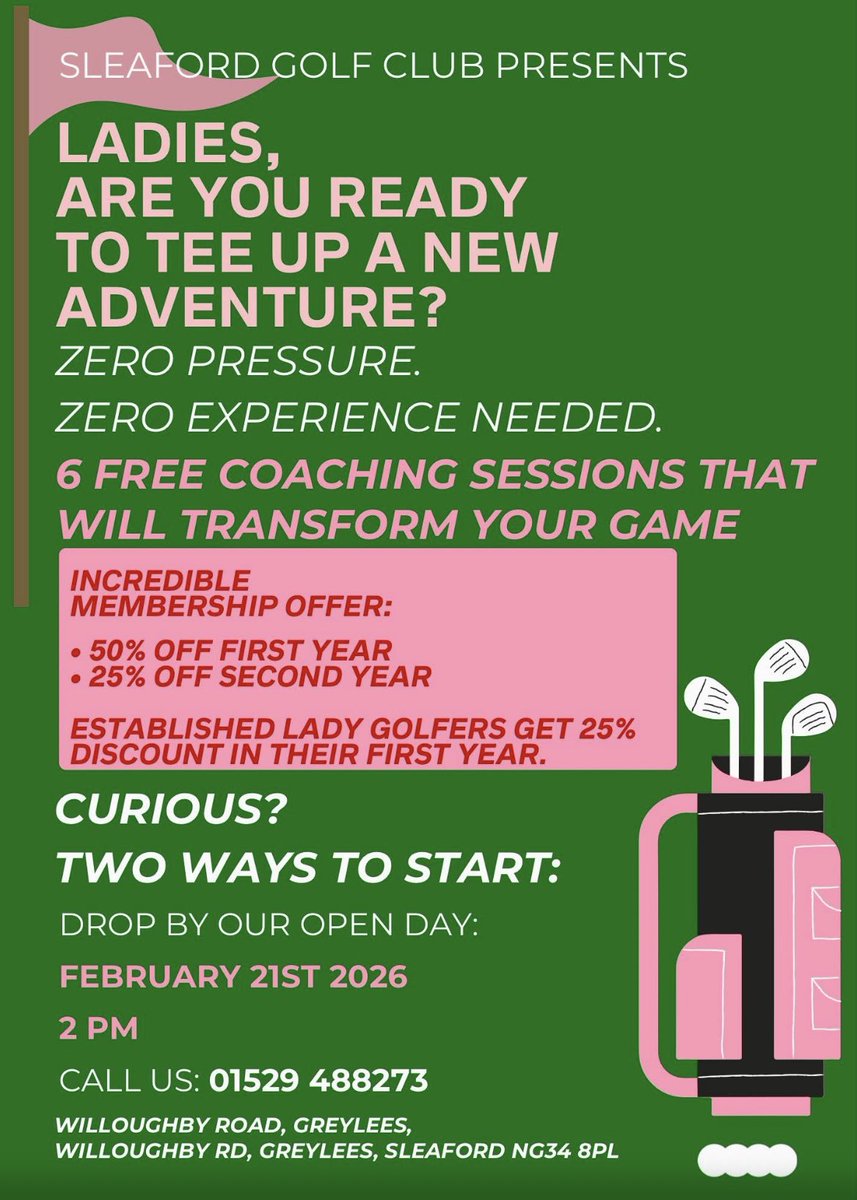 Sleaford Golf Club tweet media