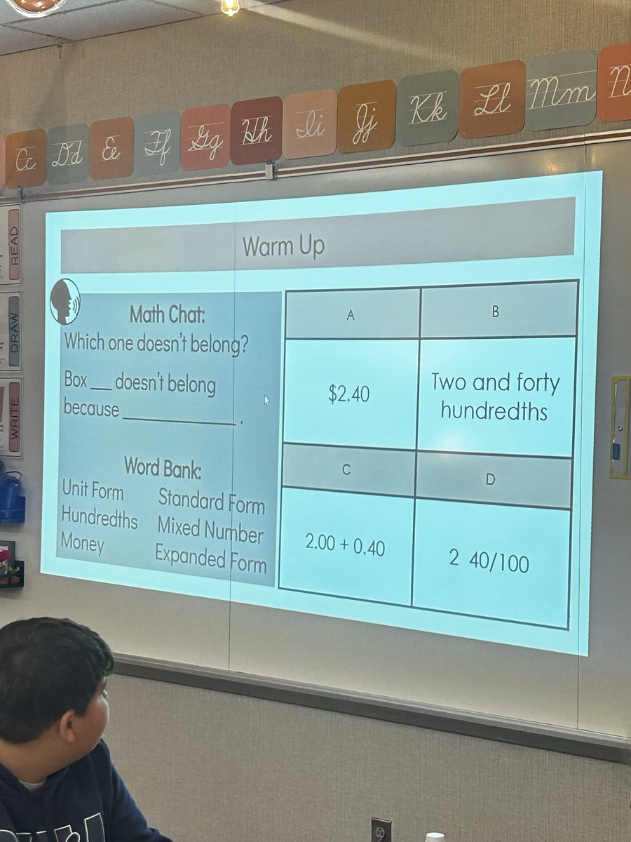 Same value, different looks 👀 5th graders debated, justified, and explained their thinking during math chats this week 🗣️