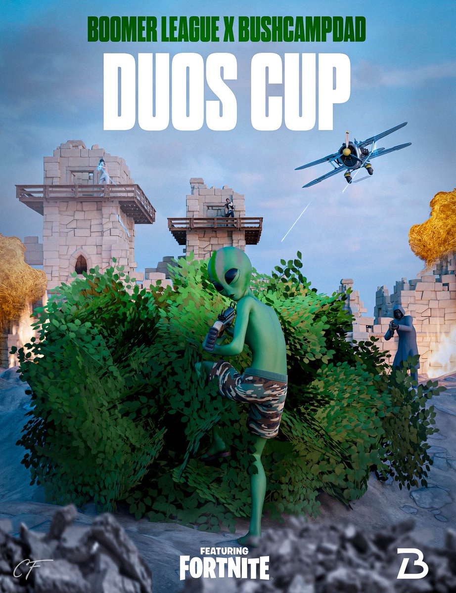 BoomerLeagueFN's tweet image. BushCampDad x Boomer League
$300 Duo Builds
January 21st - 8pm est

must be age 25+ to play
link in bio to sign up!!!