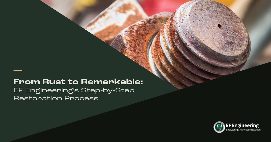 From rust to remarkable. Restoring heritage products is what we do. We bring history back to life, transforming worn pieces into displays that inform, inspire and impress.

Discover our restoration process 👉 ef-engineering.co.uk/a-rusty-reviva…