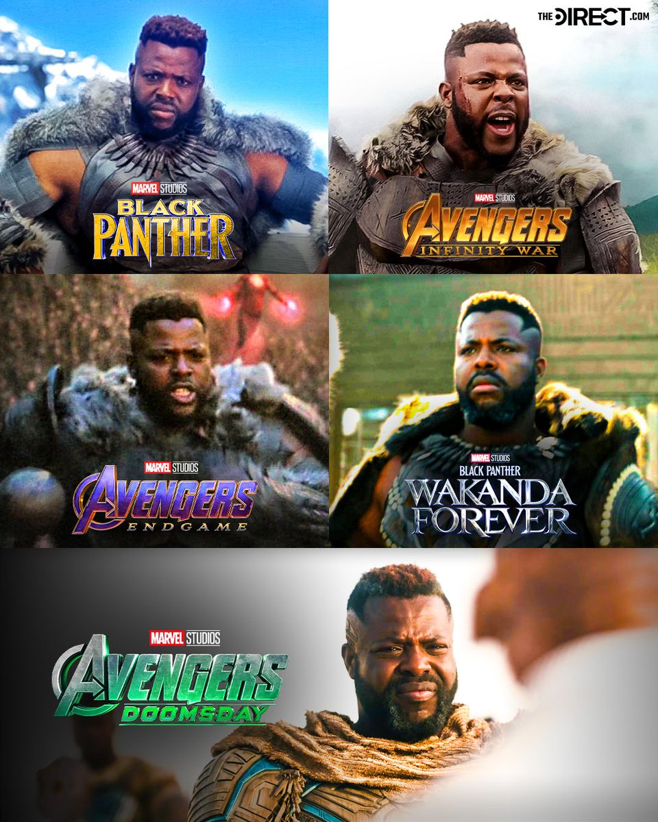 MCU_Direct's tweet image. Winston Duke will make his 5th #MCU movie appearance as M'Baku in AVENGERS: DOOMSDAY!
