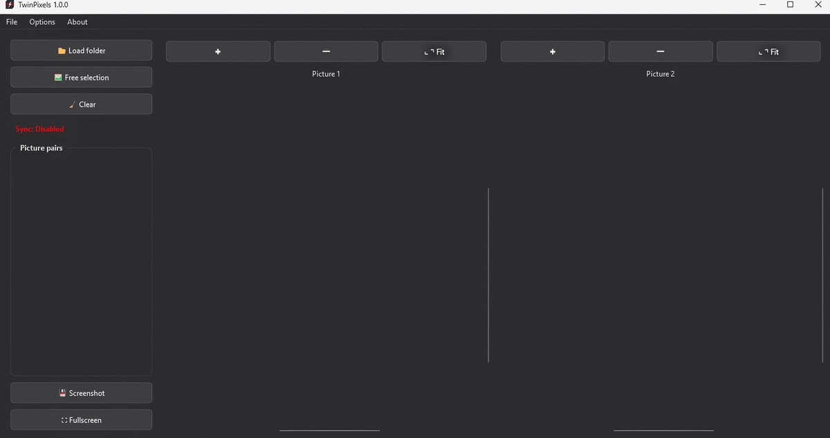 eberload's tweet photo. Discover TwinPixels!  Free Windows app for side-by-side image comparison: synced zoom &amp; pan, folder loading, full-screen mode, screenshots, and more. Perfect for photographers, researchers, and presentations! No install needed.  #freeware  https://t.co/1zP91tZrWr https://t.co/YCSkYerMzz