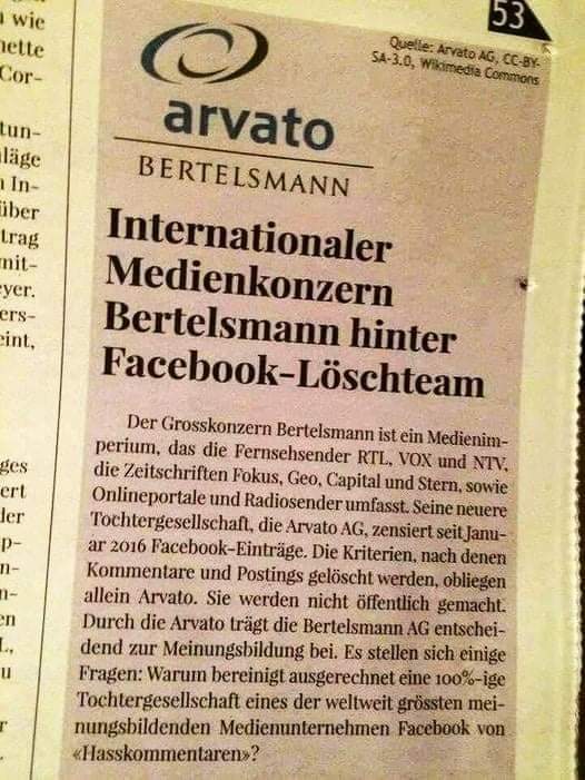 Die modernere Methode der Zensur

Ich war während der Coronazeit bei Facebook aktiv und verfügte über die größtmögliche Anzahl von "Freunden". Mein Anliegen war es, möglichst viele Hintergrundinformationen über Corona zu verbreiten. Bei Facebook wurde bekanntlich die