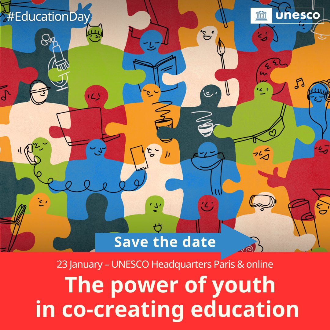 🔔 Again and again: Education is a human right, a public good, and a public responsibility. Without inclusive, equitable, and lifelong learning opportunities for all, countries cannot break the cycle of poverty or achieve the #GlobalGoals.

Youth make up 50%+ of the world’s
