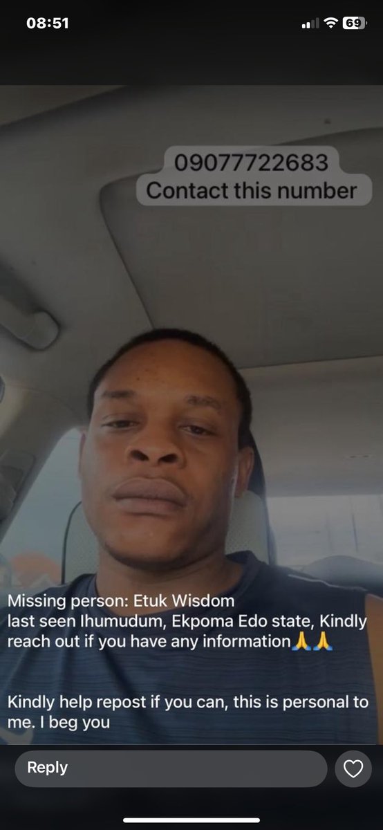 <a href="/GossipMillNaija/">Gossip Mill Nigeria</a> My friend has been missing in same ekp since 4 months now we haven’t seen him, pls help me repost and if there is any useful information about is were about just call the number on this pics, as U do God bless u