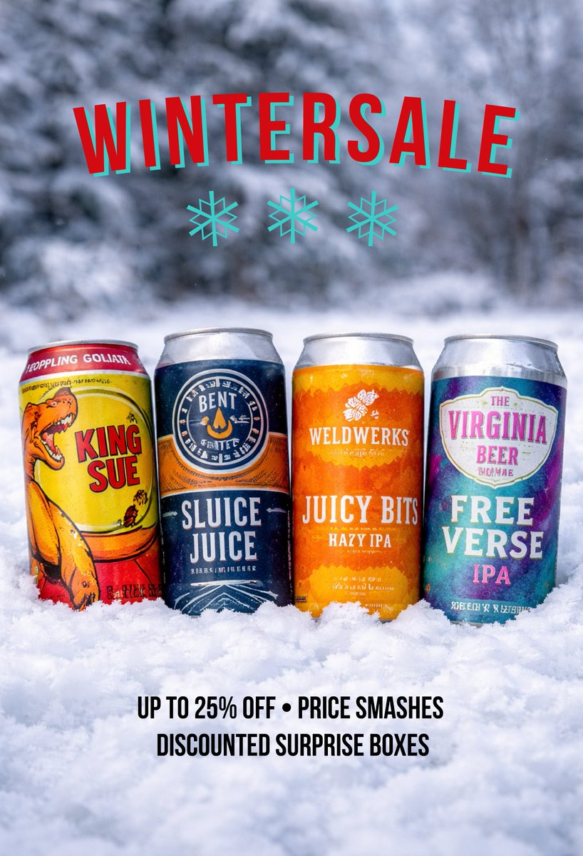 beerrpblc's tweet image. ❄️ WINTERSALE | Up to 25% off &amp;amp; Extra Deals on Surprise Boxes - mailchi.mp/brouwunie/wint…