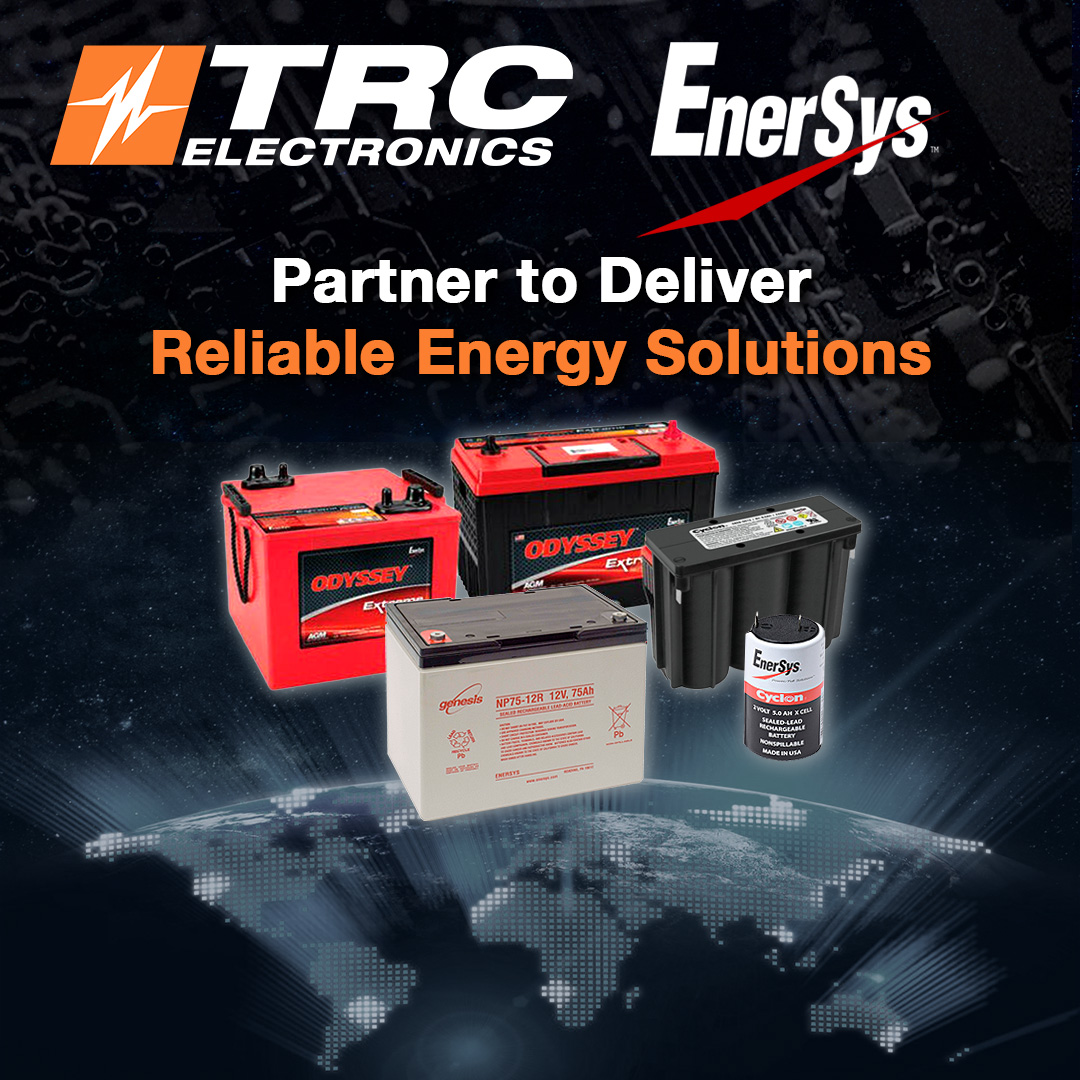 New partnership announcement!

TRC Electronics is now an authorized distributor of EnerSys!

👉 Read our blog to learn about how this partnership supports system reliability and simplifies sourcing: hubs.li/Q03-nb7k0