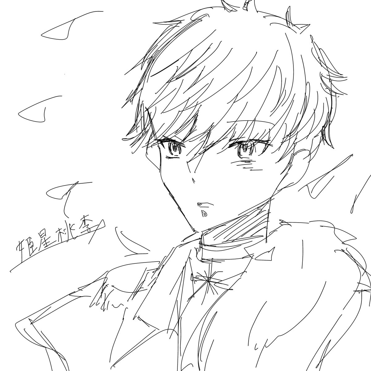 久々に声聞けて描いた☆
<a href="/himeboshi_touri/">姫星桃李🍑🎶</a> 
 #とうグラ