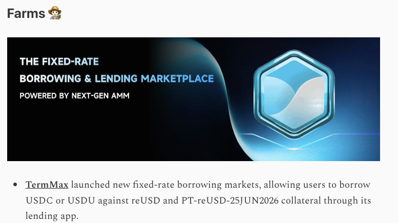 TermMaxFi's tweet image. TermMax got featured on @todayindefi 🥳