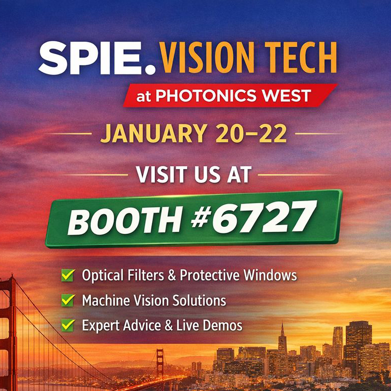 📍 SPIE Vision Tech | Jan 20-22
 📌 Booth #6727, San Francisco, CA
 MidOpt® will be showcasing SiLWIR and advanced optical filters and machine vision solutions at Photonics West. Stop by and see us.