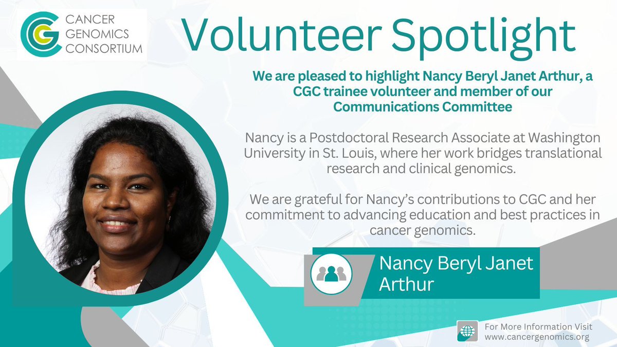 Cancer Genomics Consortium (CGC) tweet media