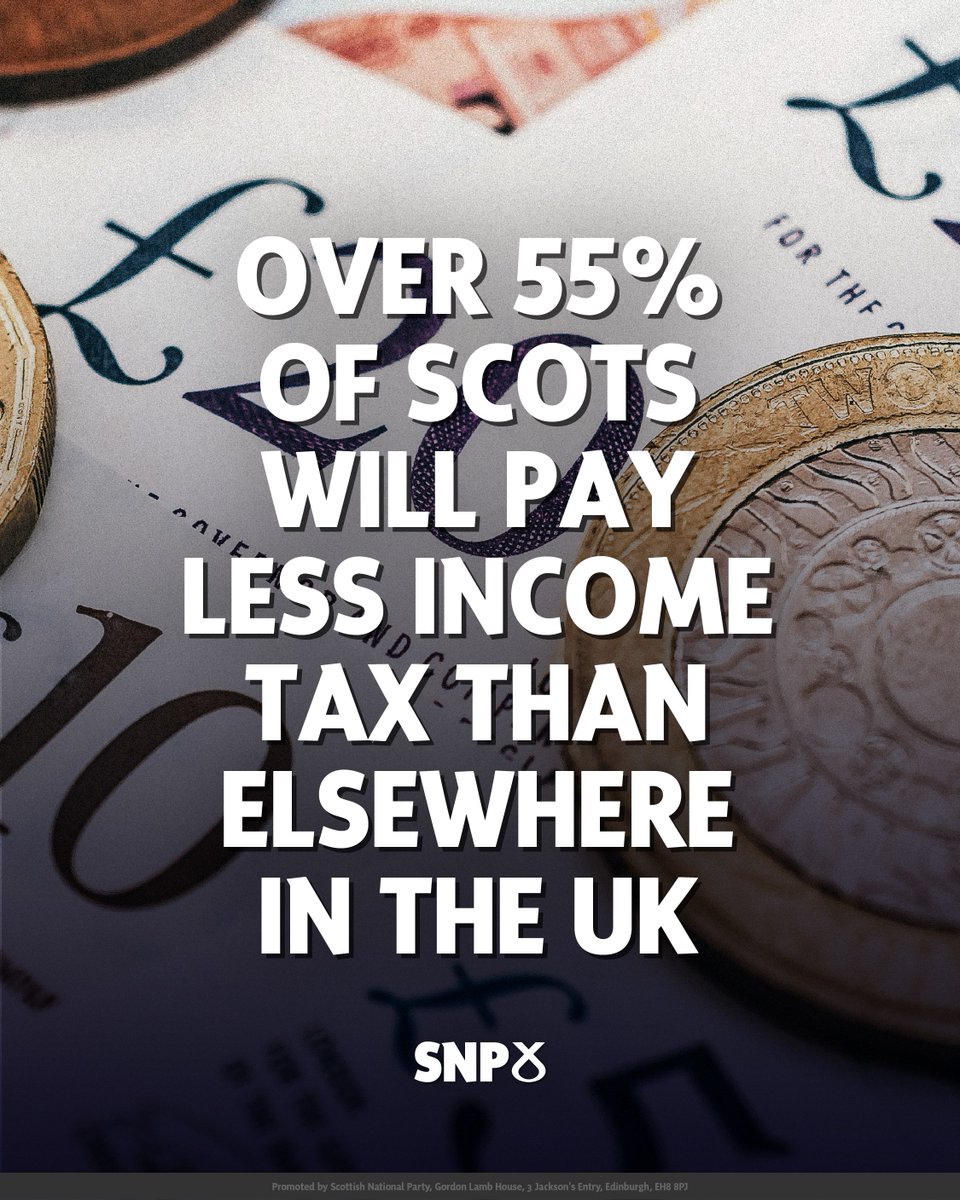 theSNP's tweet photo. Our budget lowers income tax for families - keeping more of your money in your pocket. https://t.co/uy18z1LFgL