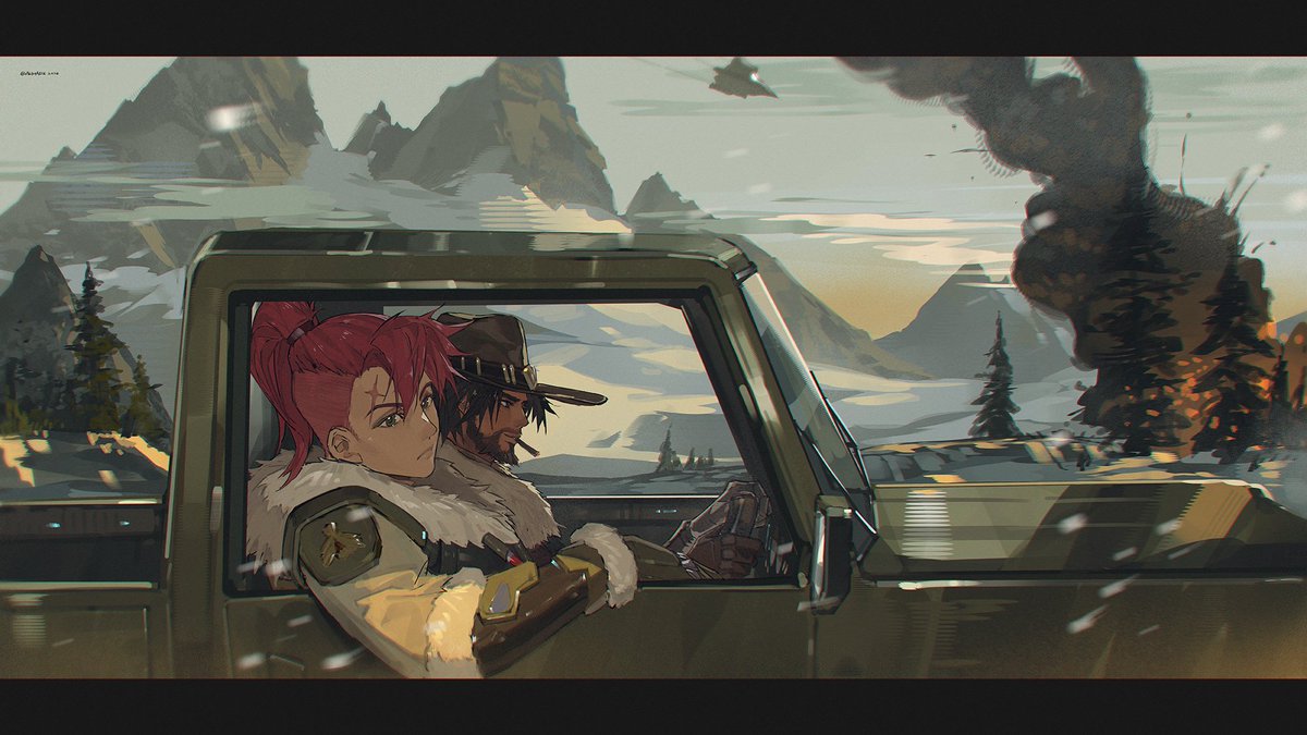 ❄️

#overwatch #Zarya #Cassidy