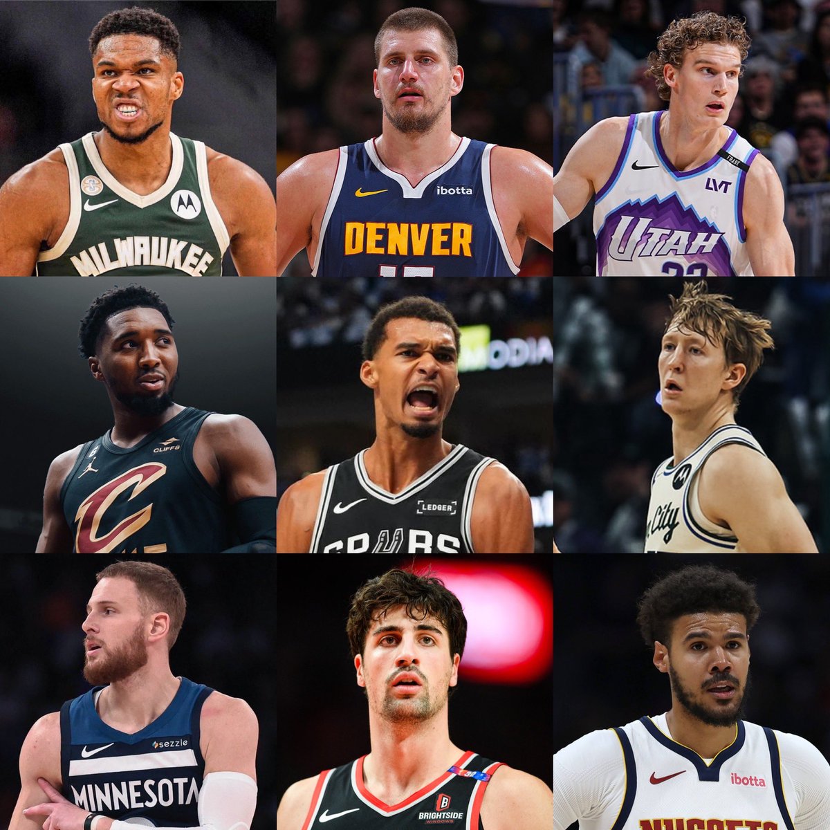 TheLeadSM's tweet photo. Biggest on/off court net rating swings this season (min. 600 minutes)

21.0 - Giannis 
17.4 - Jokic 
16.7 - Markkanen
13.9 - Donovan Mitchell
13.1 - Wemby 
12.0 - AJ Green
11.9 - DiVincenzo
11.8 - Deni Avdija 
10.8 - Cam Johnson
10.6 - Jimmy Butler
10.4 - Kawhi 
10.3 - MPJ https://t.co/CUaGHTsvw5