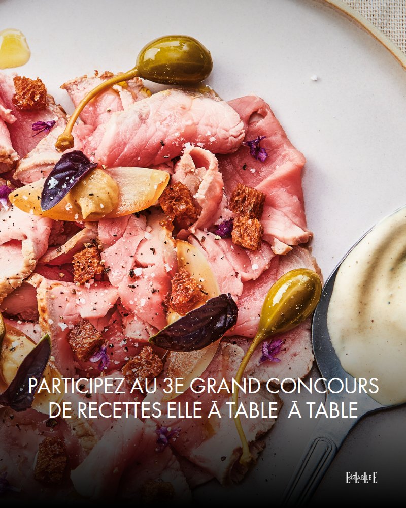 Elle à table tweet media